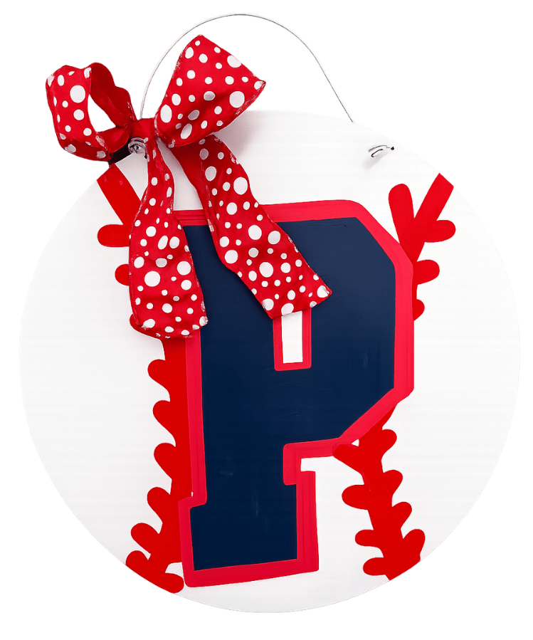 Custom School Baseball - Miss Molly Designs, LLC