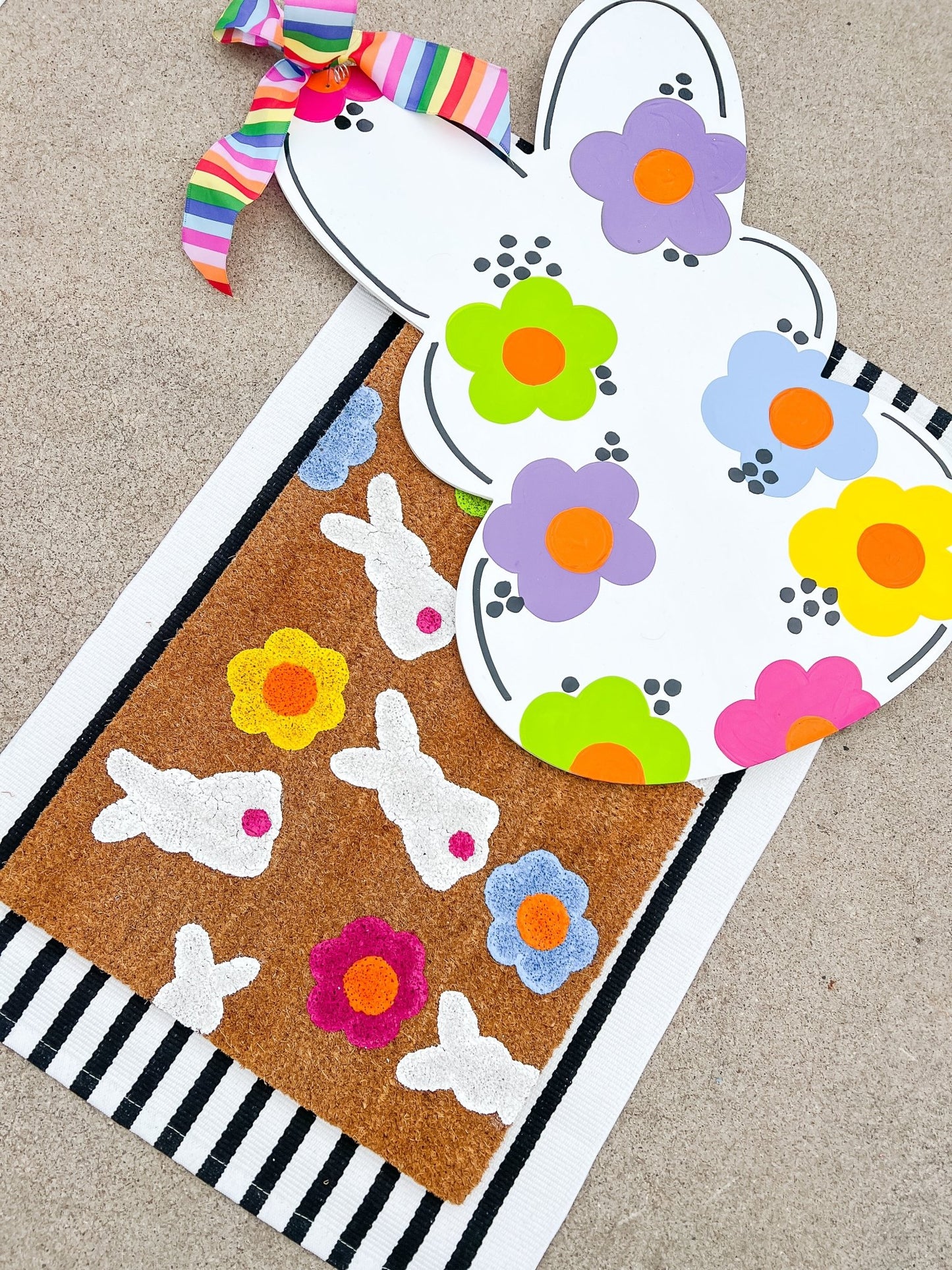 Floral Bunny - Miss Molly Designs, LLC