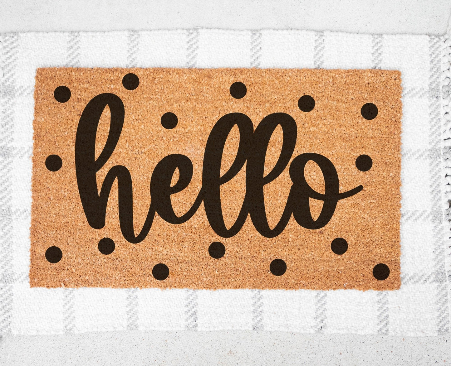 Hello Polka Dots - Junkstock - Miss Molly Designs, LLC