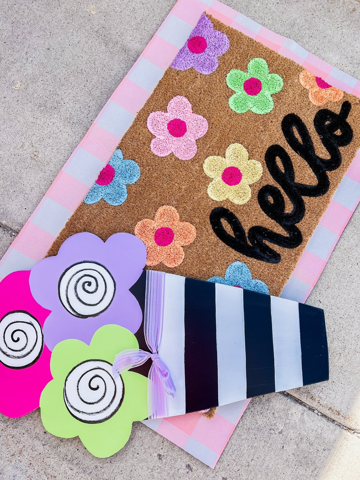 Pink Check - Self Checkout at Creative Collab Collection - Miss Molly Designs, LLC