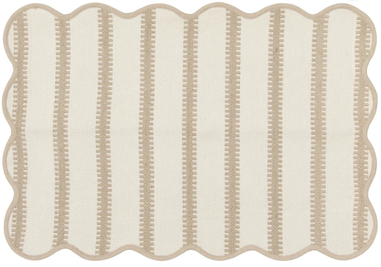 Tan Scallop - Miss Molly Designs, LLC