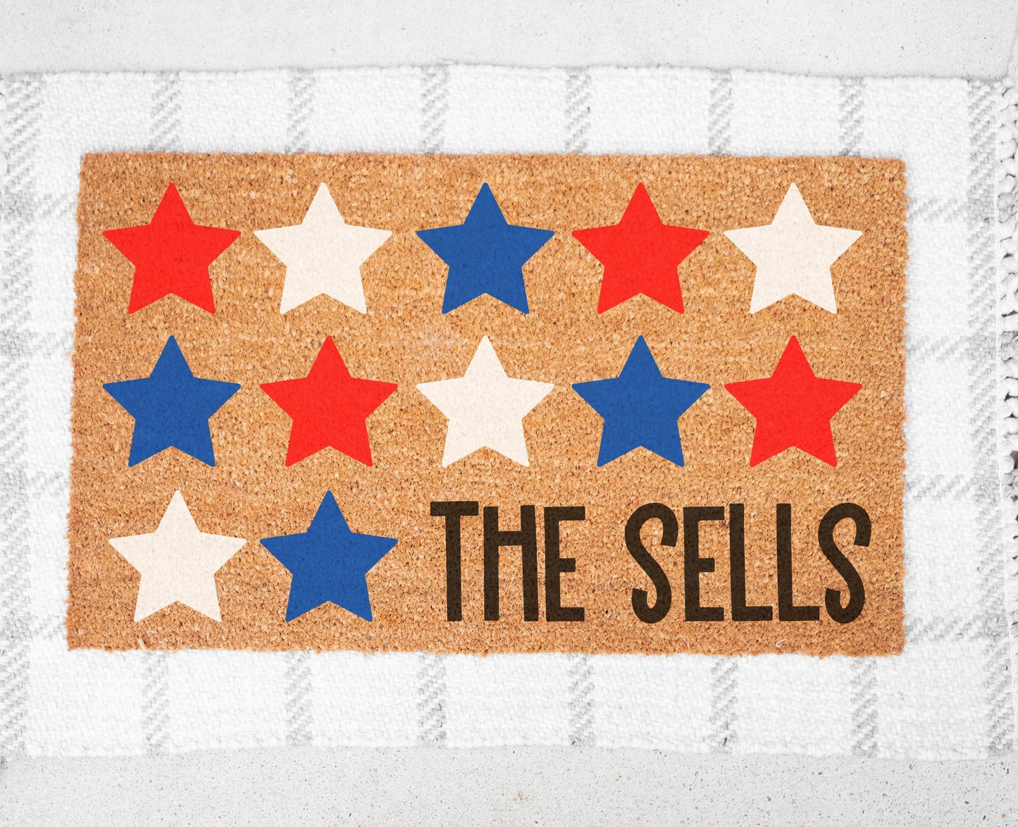 4th of July Stars Name - Miss Molly Designs, LLC