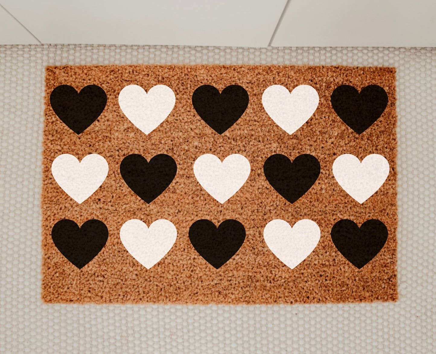 Black White Hearts - Miss Molly Designs, LLC