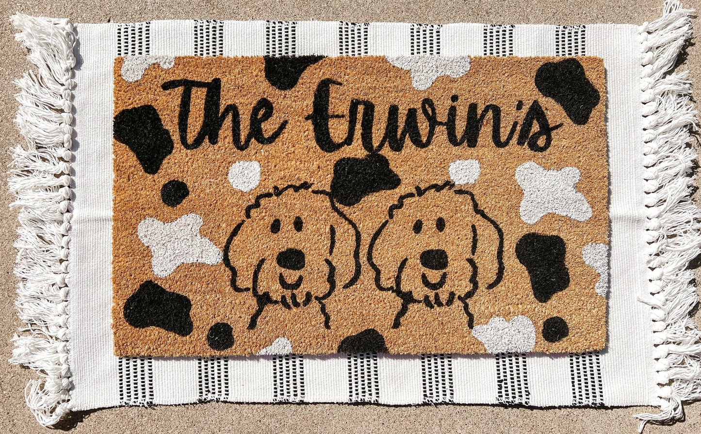 Custom Dog - 2 Dogs - Miss Molly Designs, LLC
