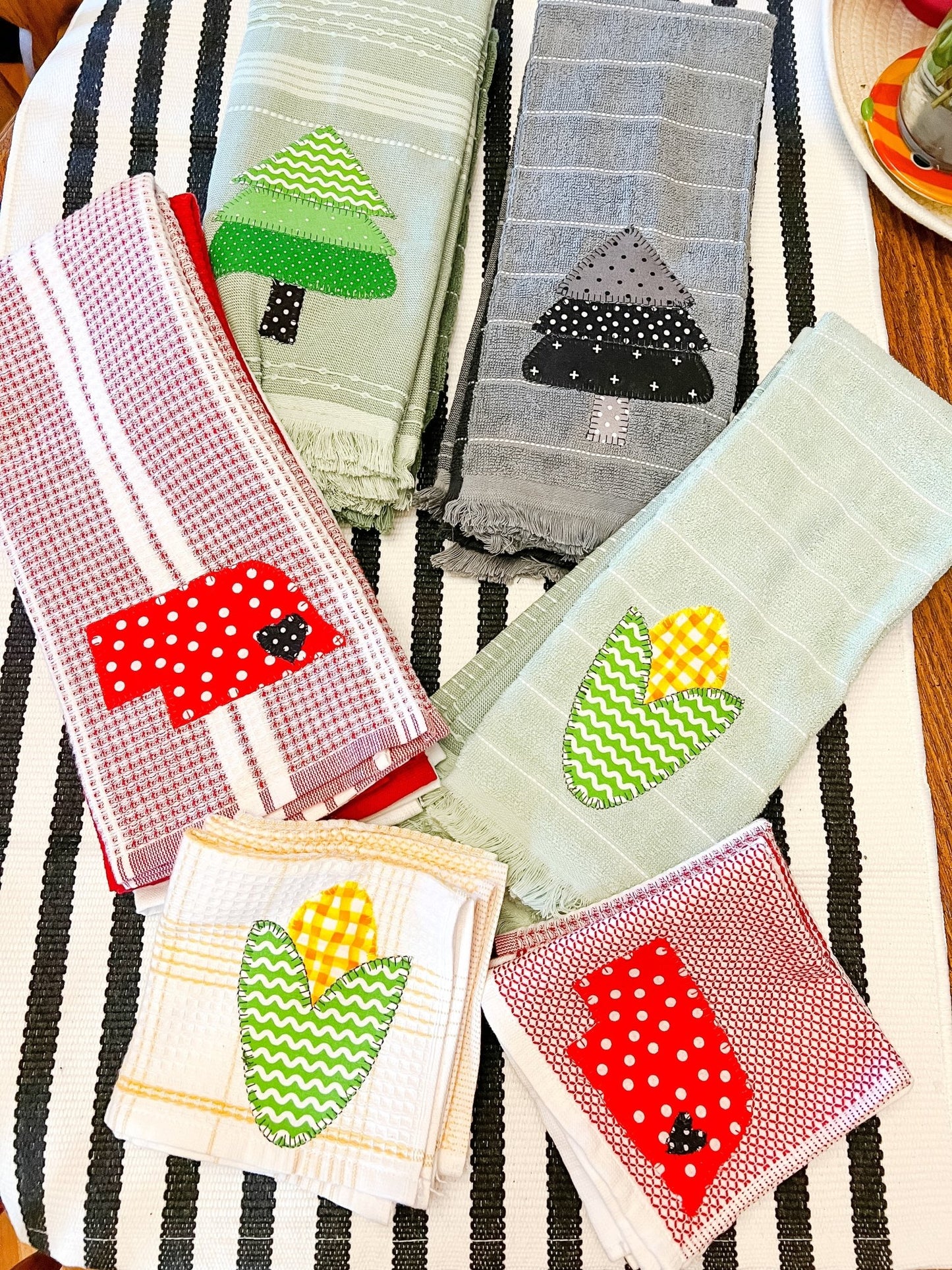 Green Tree Towel - Miss Molly Designs, LLC