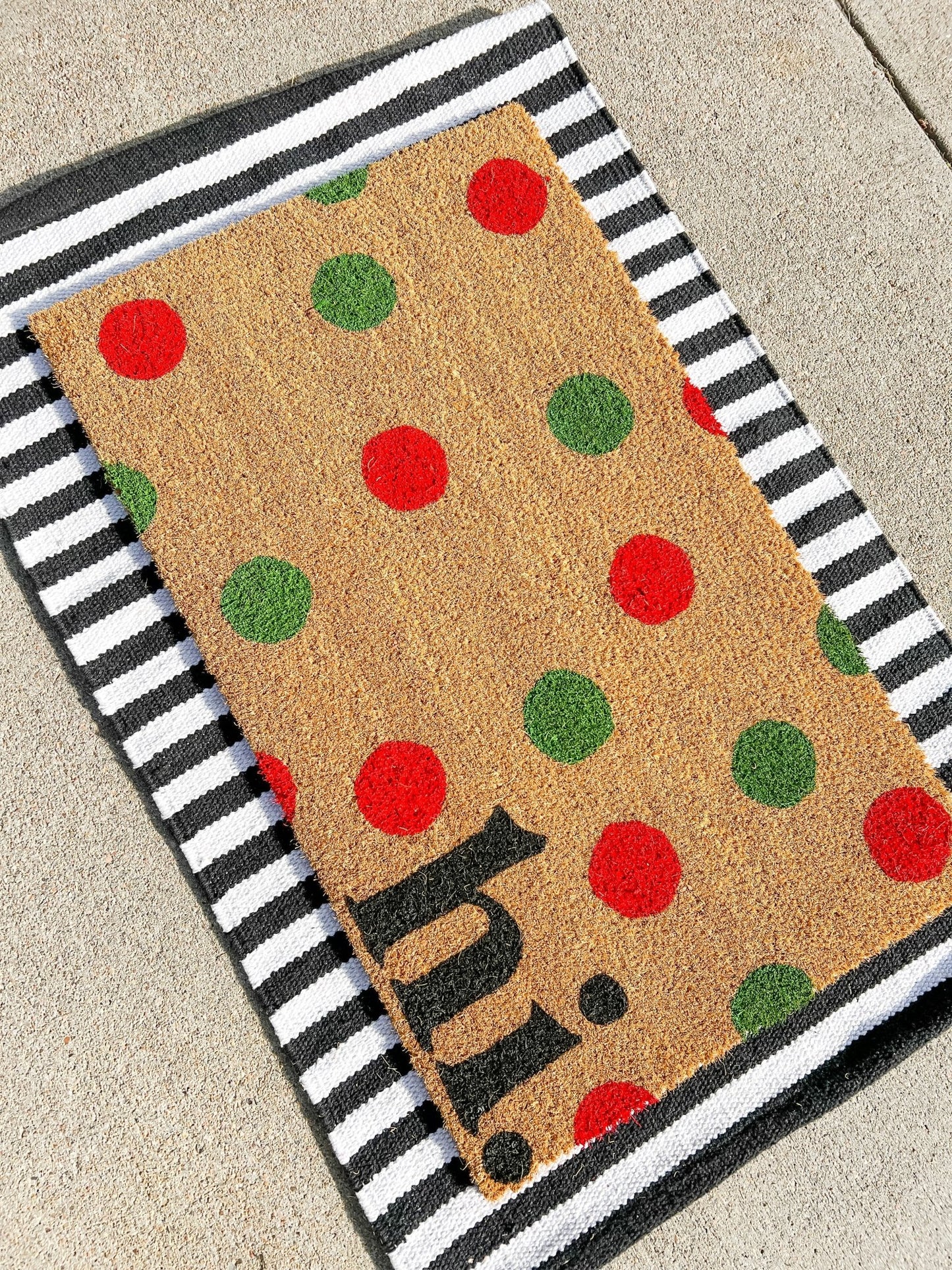 Hi Christmas Polka Dots - Miss Molly Designs, LLC