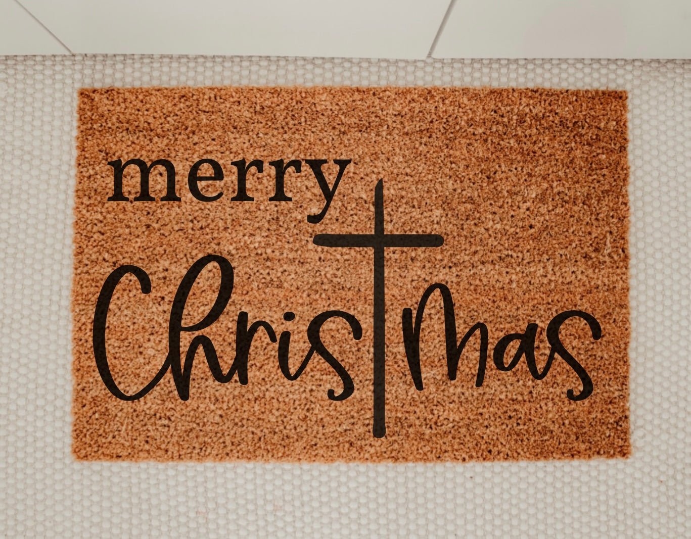 Merry Christmas Cross - Miss Molly Designs, LLC