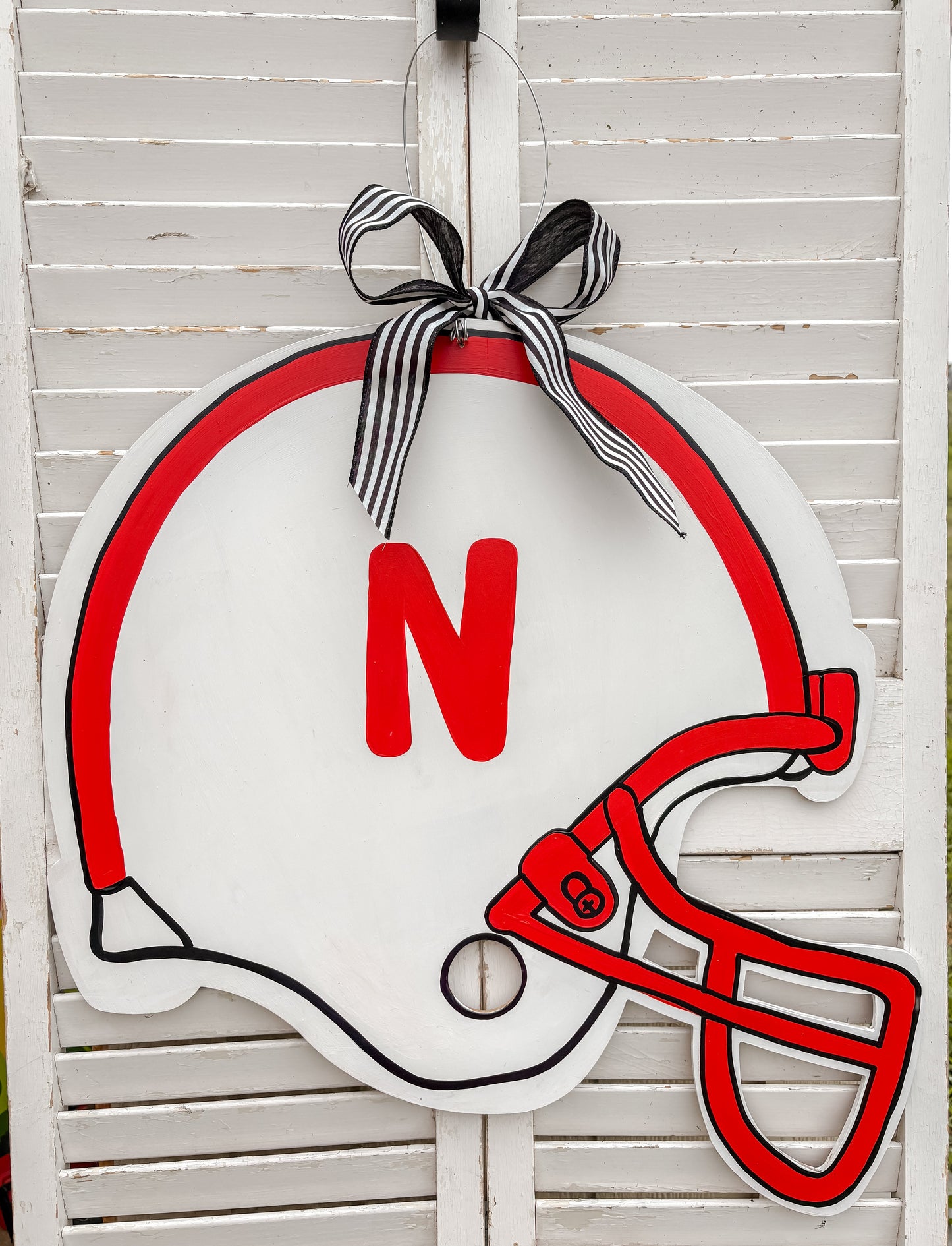 Football Nebraska “N" Helmet