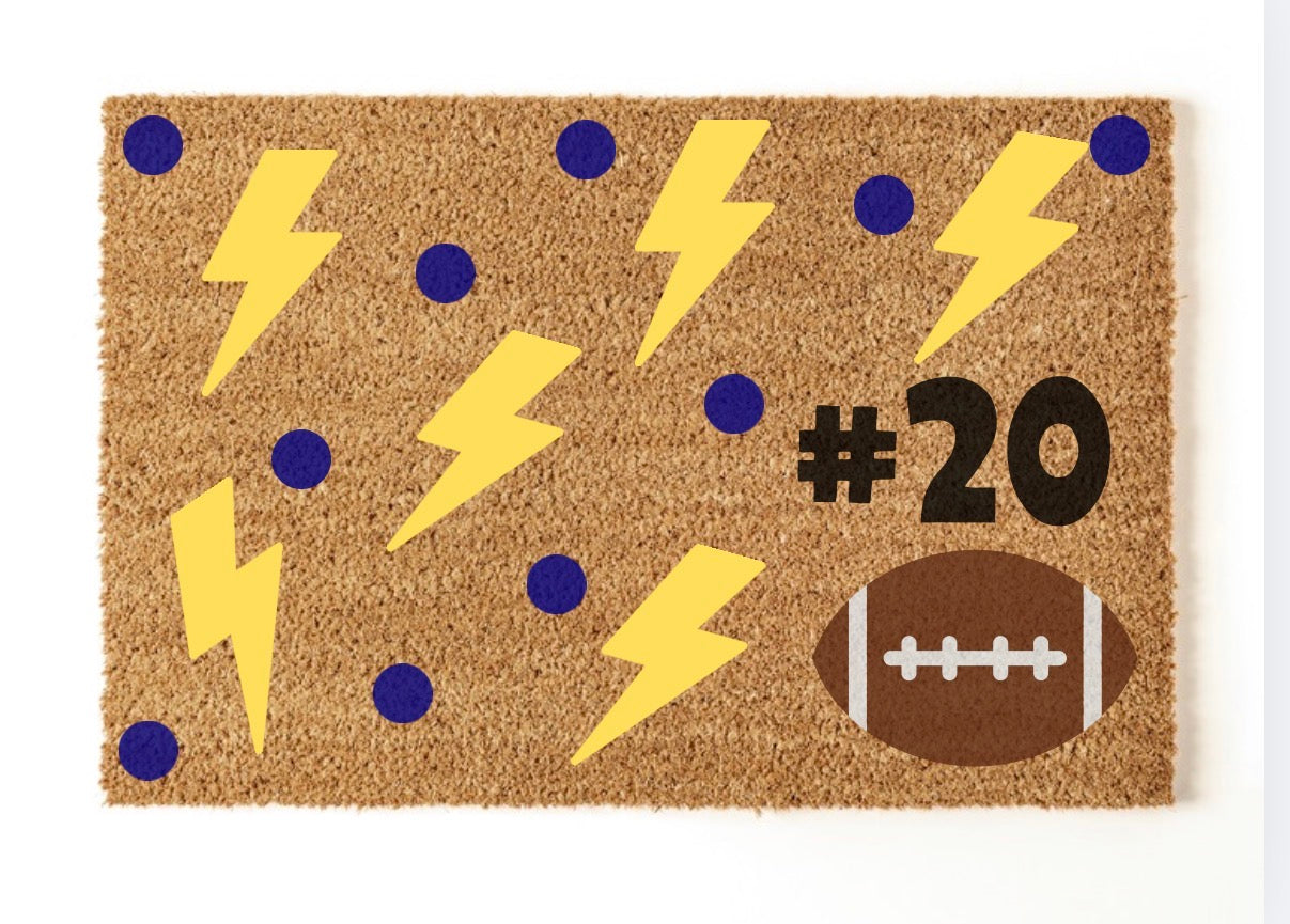 Custom School Doormat - Elkhorn South Style 1