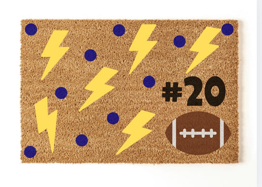 Custom School Doormat - Elkhorn South Style 1