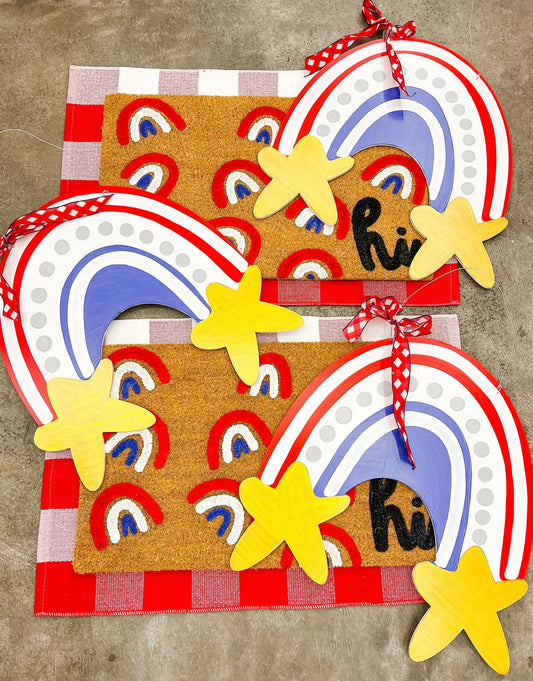 4th of July Hi Rainbows - Miss Molly Designs, LLC