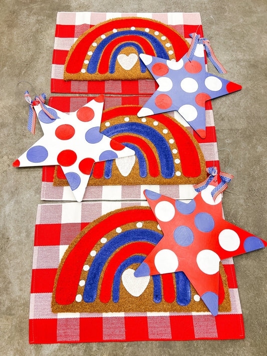 4th of July Rainbow - Miss Molly Designs, LLC