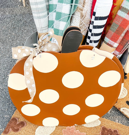 Brown Cream Pumpkin - Miss Molly Designs, LLC