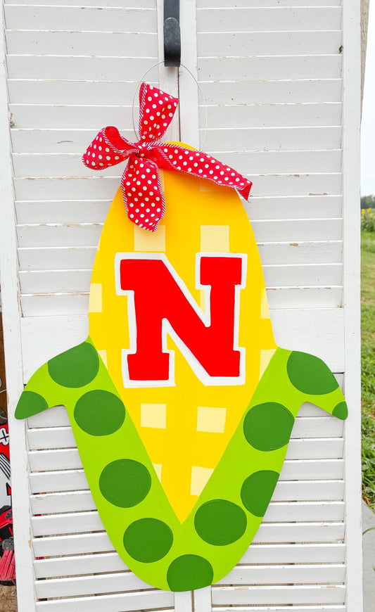 Corn Cob Nebraska “N" - Miss Molly Designs, LLC