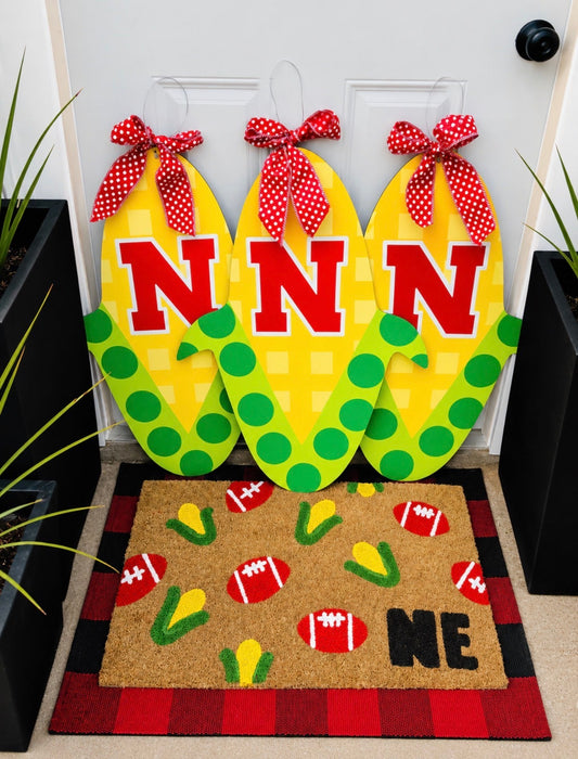 Corn Cob Nebraska “N" - Miss Molly Designs, LLC