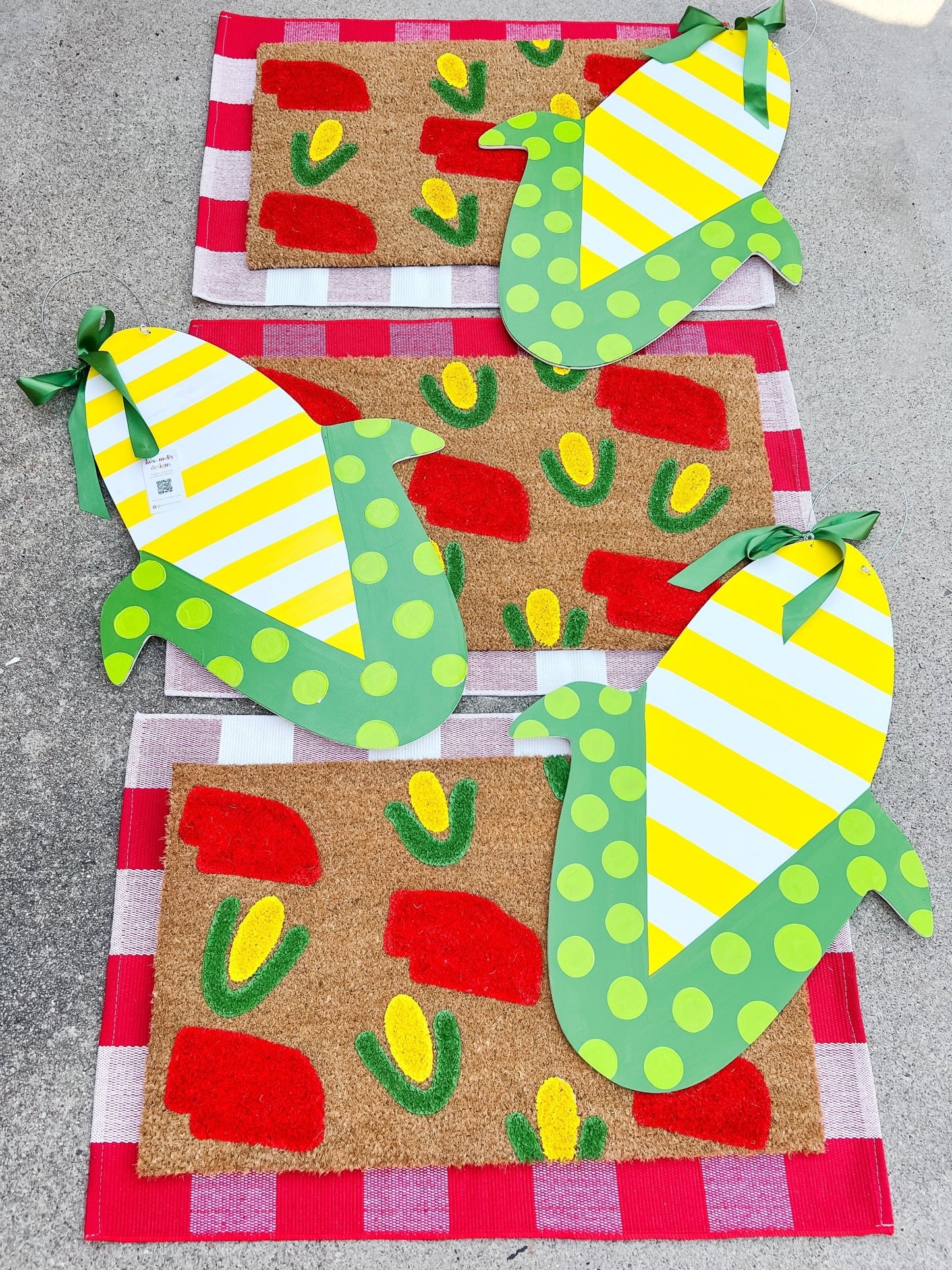 Corn Cob Stripe Polka Dot - Miss Molly Designs, LLC