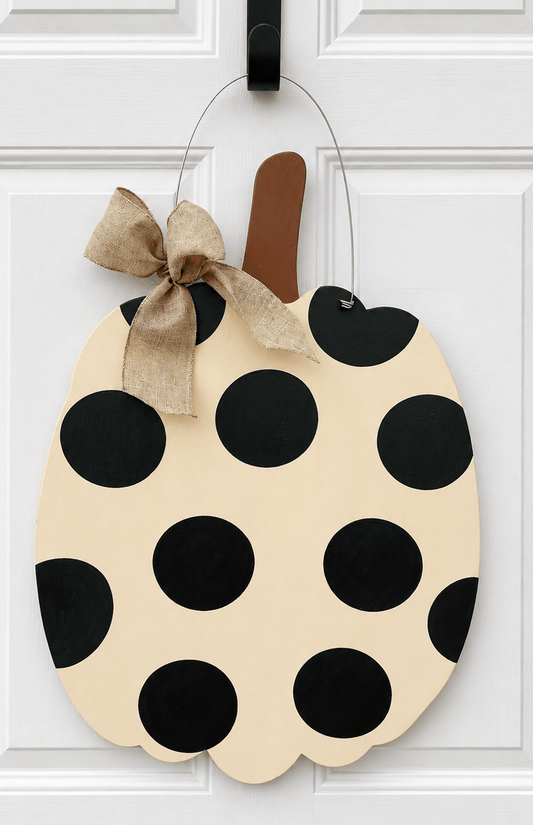 Cream Black Pumpkin - Miss Molly Designs, LLC
