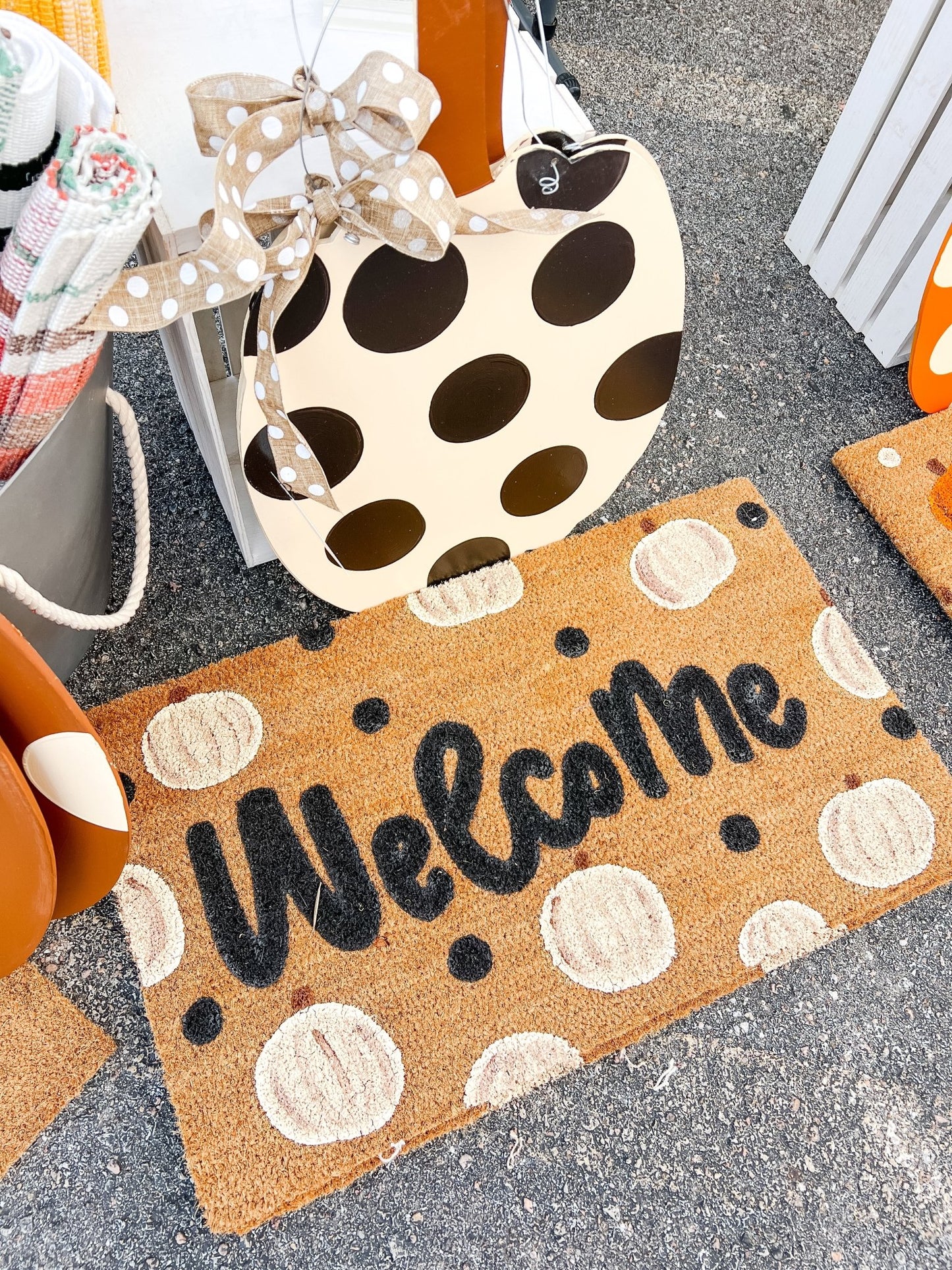 Cream Black Pumpkin - Miss Molly Designs, LLC