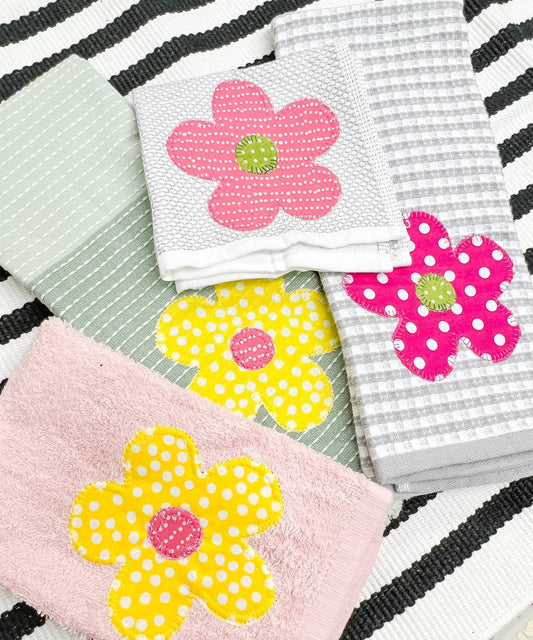 Flower Bar Mop Towel - Miss Molly Designs, LLC