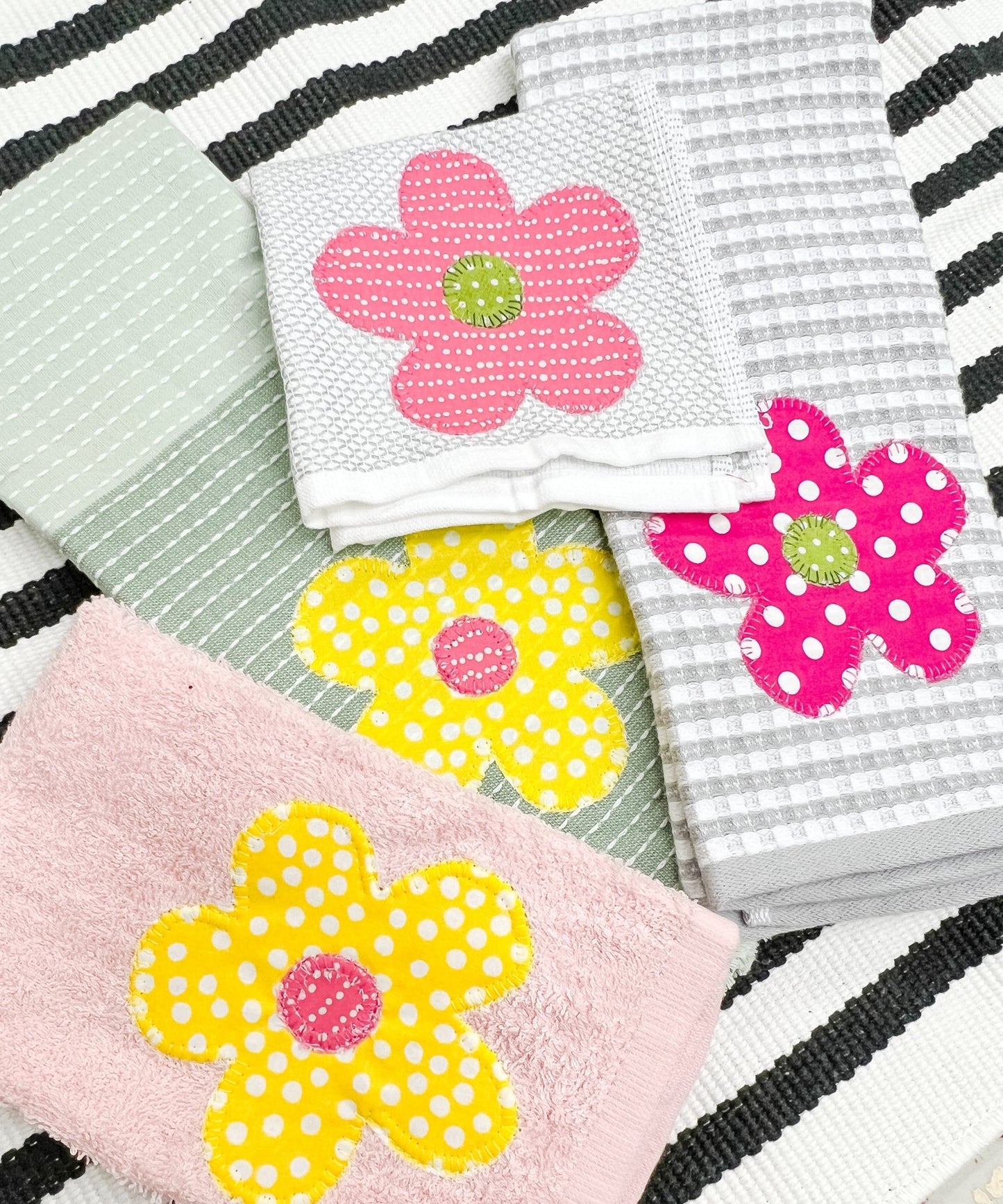 Flower Towel - Self Checkout at Creative Collab Collection - Miss Molly Designs, LLC