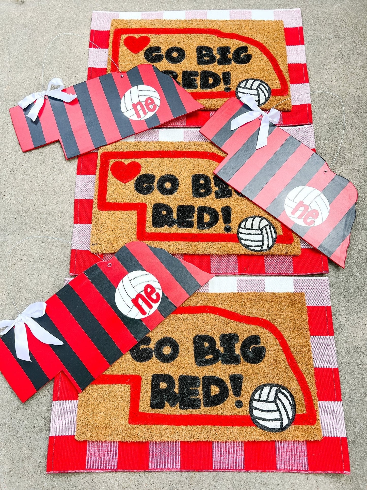 Go Big Red Volleyball - IN STOCK - Miss Molly Designs, LLC