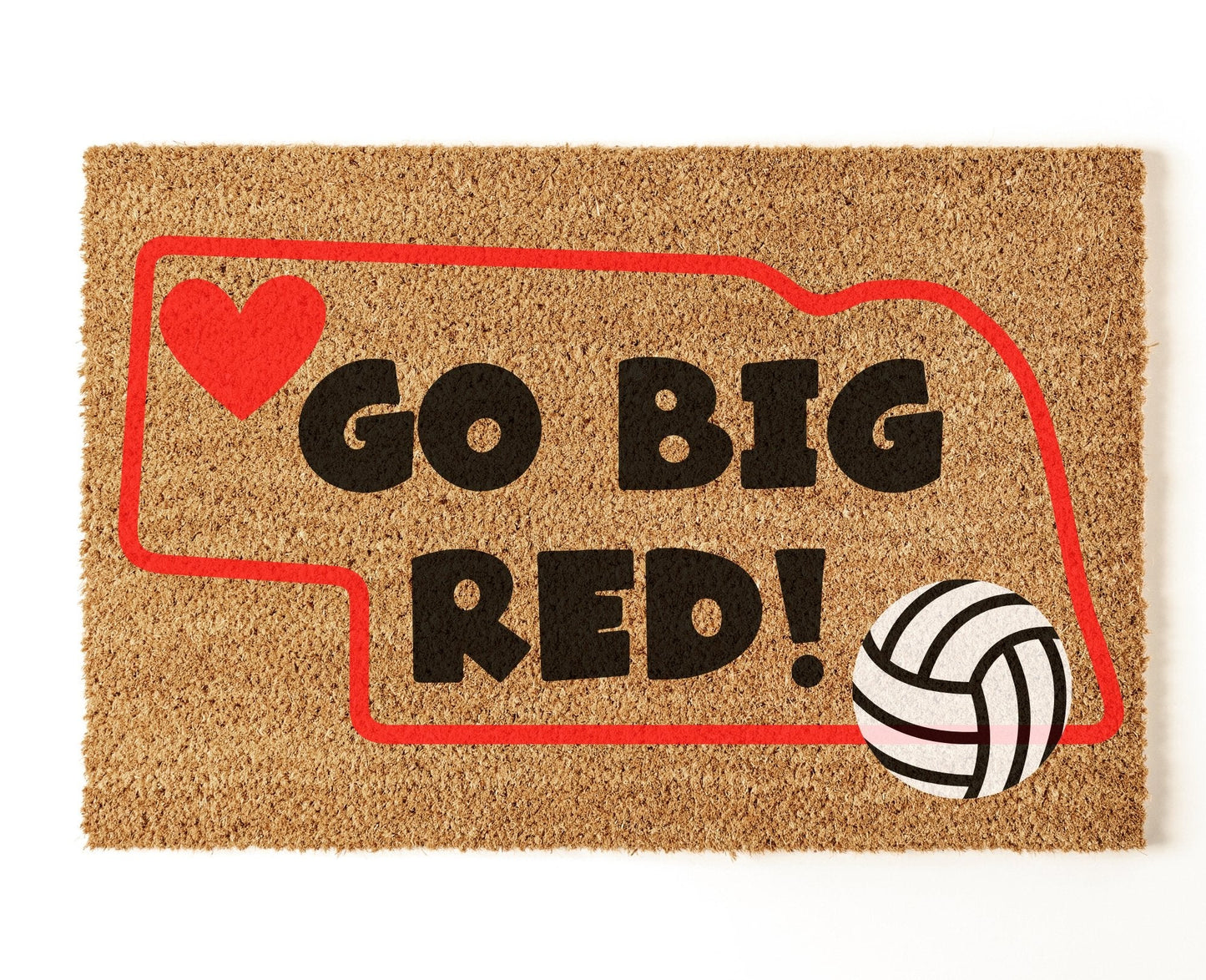 Go Big Red Volleyball - Self Checkout at Creative Collab Collection - Miss Molly Designs, LLC