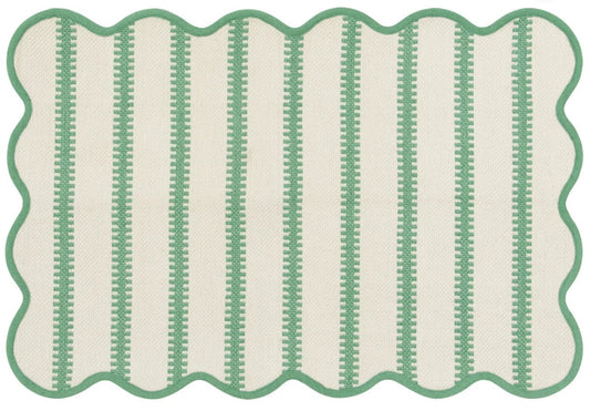 Green Scallop - Miss Molly Designs, LLC