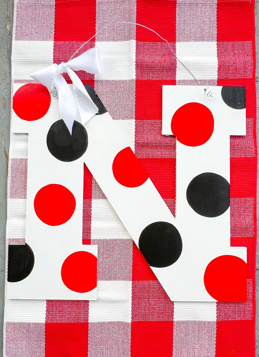 Husker N Polka Dot - Miss Molly Designs, LLC