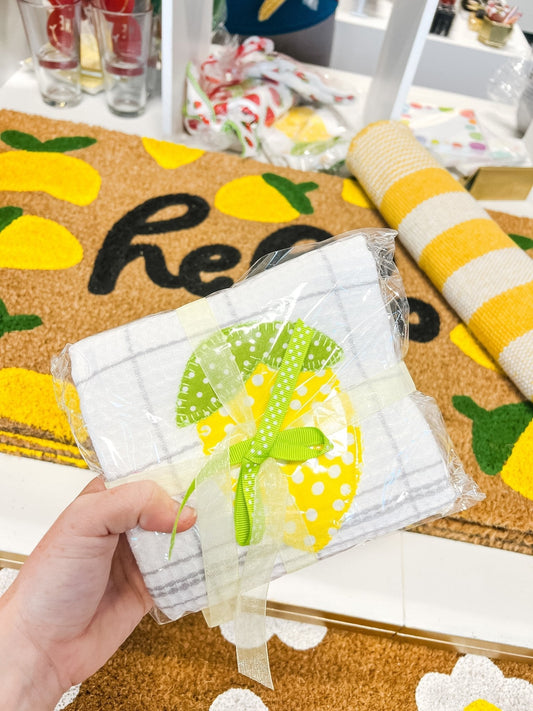 Lemon Towelm - Miss Molly Designs, LLC