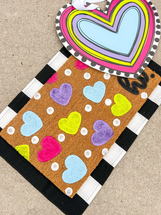 Multi Color Hearts Hi - Miss Molly Designs, LLC