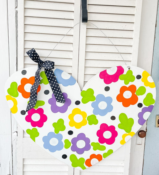 Multicolor Flower Heart - Self Checkout at Creative Collab Collection - Miss Molly Designs, LLC