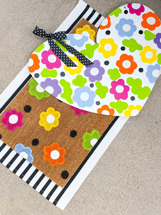 Multicolor Polka Dot Flower - Miss Molly Designs, LLC