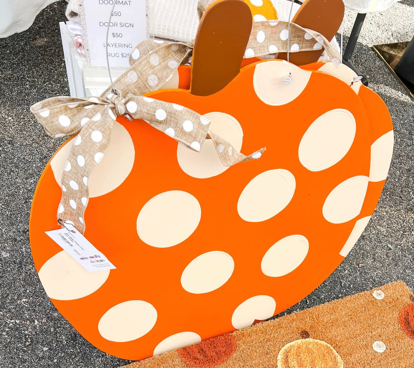 Orange Cream Pumpkin - Miss Molly Designs, LLC