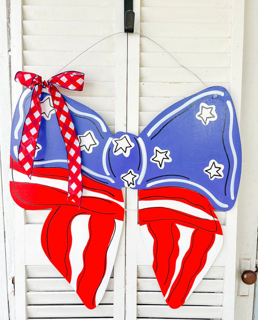 Patriotic Bow - Miss Molly Designs, LLC