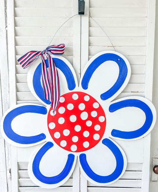 Patriotic Flower - Miss Molly Designs, LLC