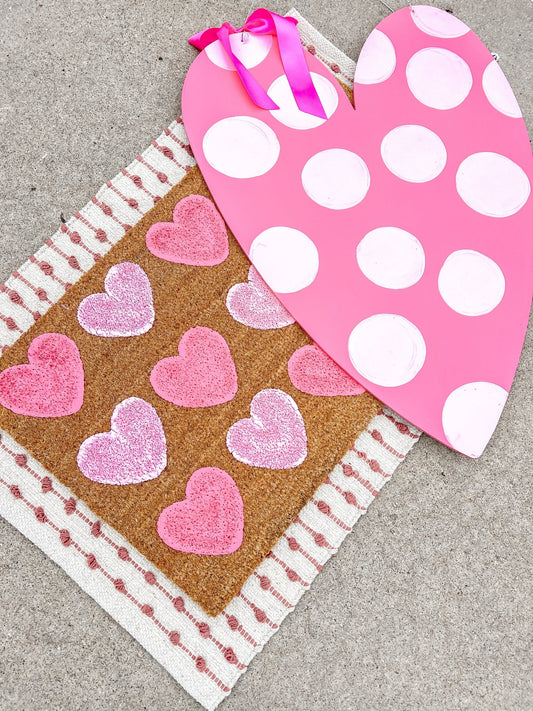 Pink Hearts - Miss Molly Designs, LLC