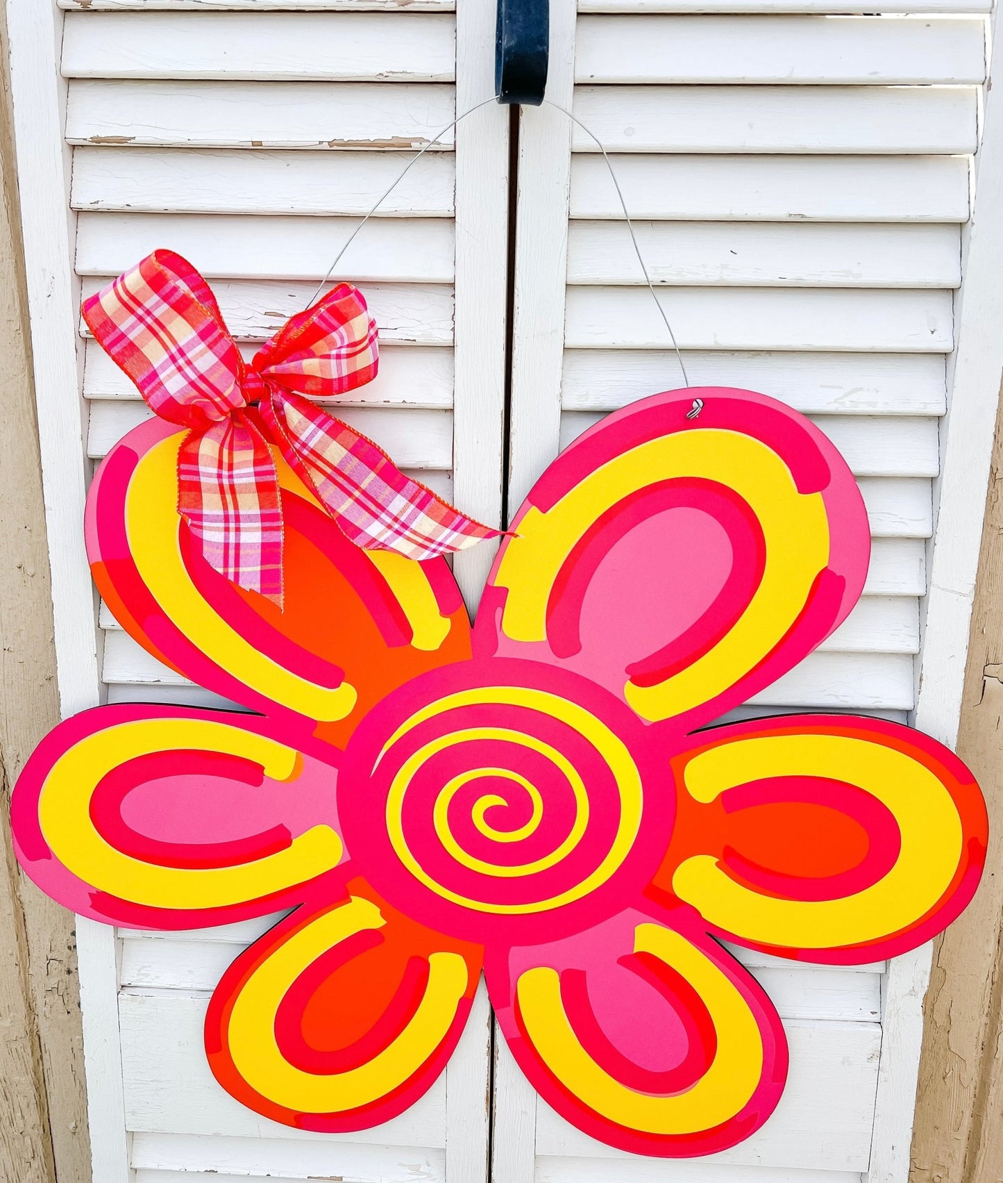 Pink/Yellow/Orange Flower - Miss Molly Designs, LLC