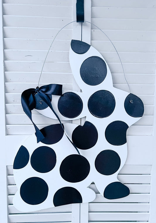 Polka Dot Rabbit - Miss Molly Designs, LLC