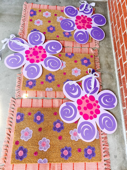 Purple Pink Flowers - Self Checkout at Creative Collab Collection - Miss Molly Designs, LLC