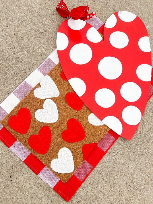 Red White Hearts - Self Checkout at Creative Collab Collection - Miss Molly Designs, LLC