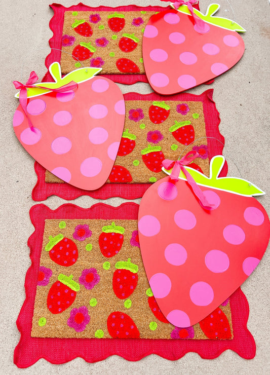 Scattered Strawberries - Miss Molly Designs, LLC