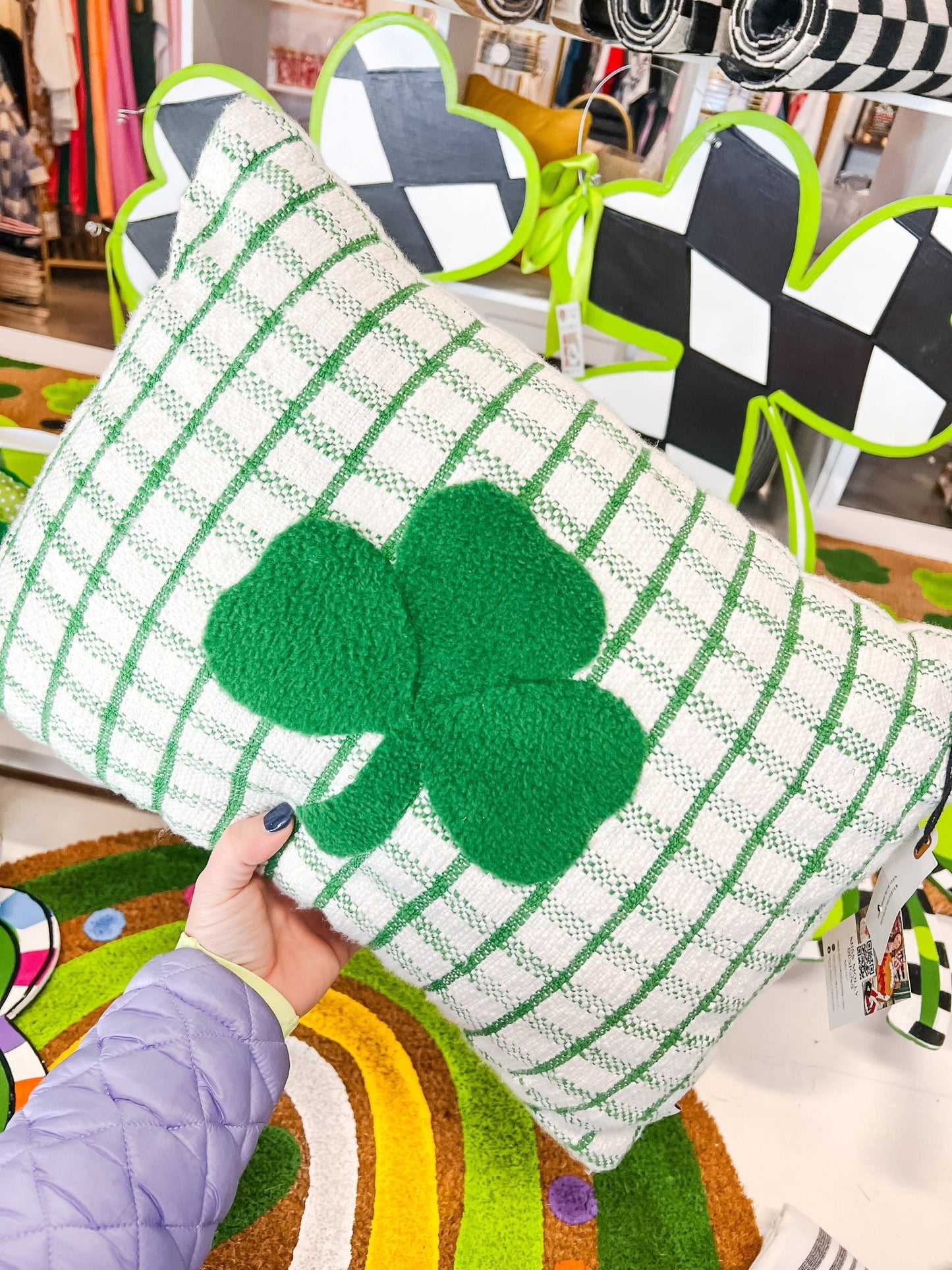 Shamrock Pillow - Miss Molly Designs, LLC