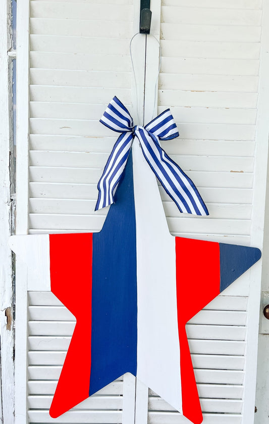 Tall Striped Star - Miss Molly Designs, LLC
