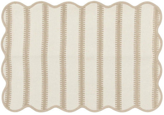 Tan Scallop - Miss Molly Designs, LLC