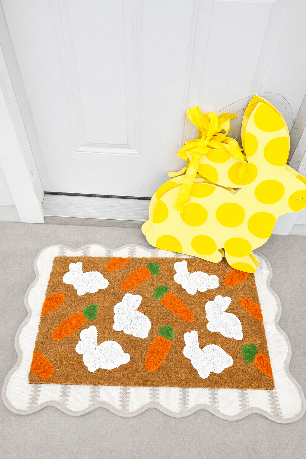 Yellow Dot Bunny - Miss Molly Designs, LLC