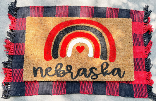 Nebraska Rainbow Rectangle