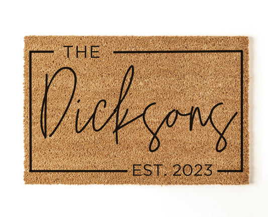Custom Name Side Border - Miss Molly Designs, LLC