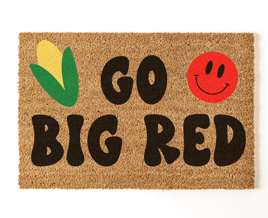 Go Big Red Smiley - Miss Molly Designs, LLC