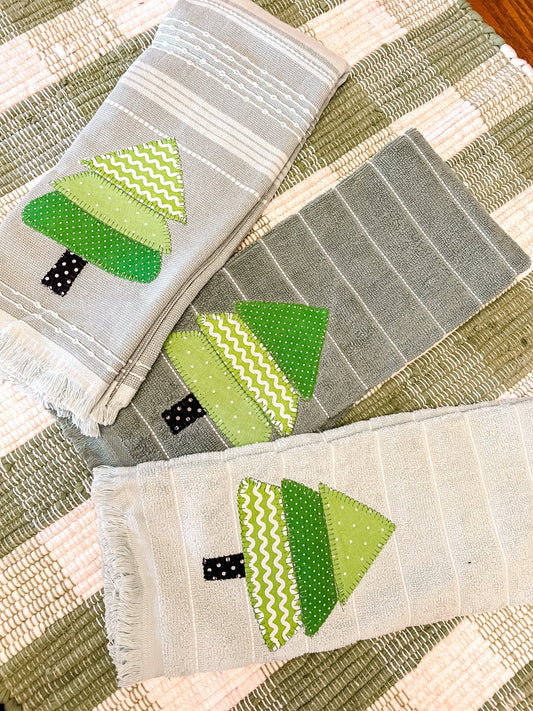 Green Tree Towel - Miss Molly Designs, LLC