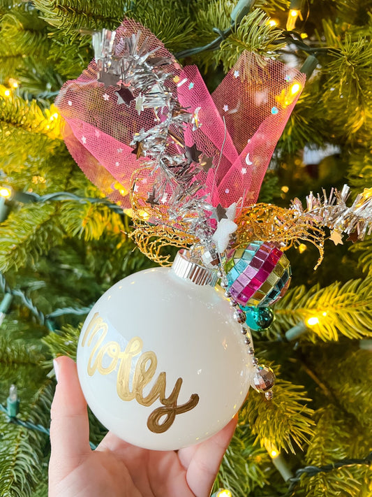 Hand-Lettered Name Ornament - Miss Molly Designs, LLC